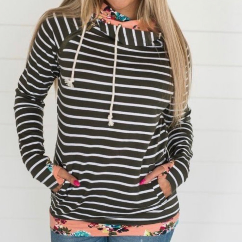 Ampersand Ave Doublehood Sweatshirt